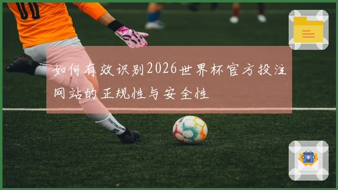 如何有效识别2026世界杯官方投注网站的正规性与安全性